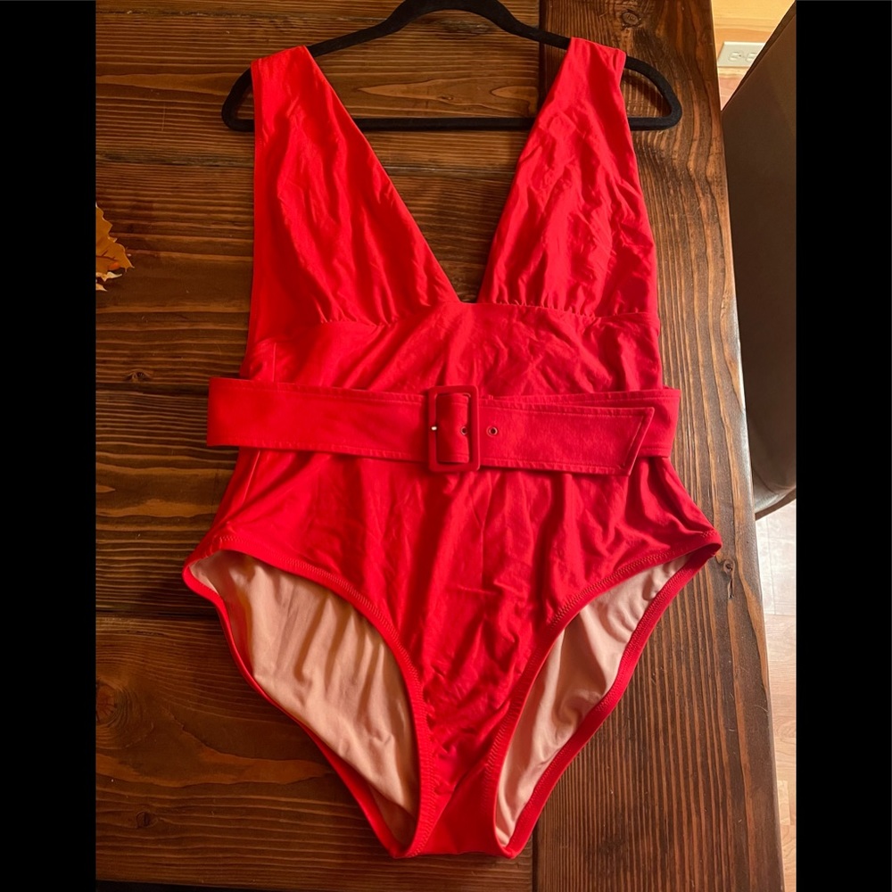 COPY - J. Crew Red Bathing Suit